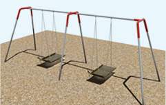 2-Bay ADA Platform Swing